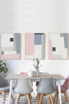 Modern Abstract Pastel Art print