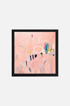 Square pink wall abstract