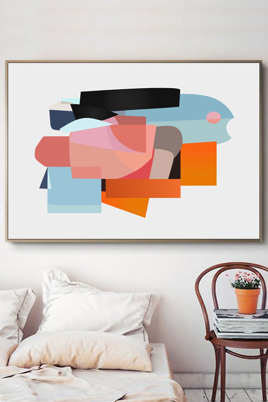 Modern Colorful Abstract Art Print