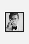 Roger Moore Print - Shaken Not Stirred 1968 - James Bond 007 - Vintage Art print