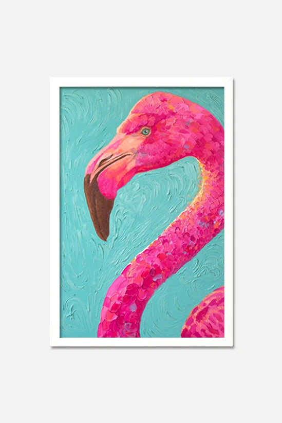 A flamingo love