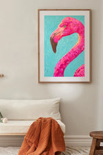 A flamingo love