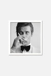 Roger Moore Print - Shaken Not Stirred 1968 - James Bond 007 - Vintage Art print
